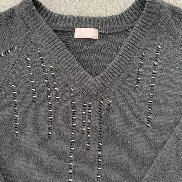 Vintage Dior Homme AW05 Beaded Wool Sweater - Picture 3 of 9